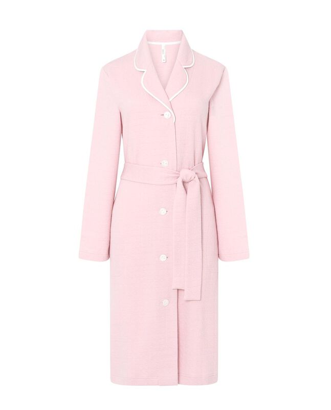 Bata Abotonada con Vivo Rosa image number null