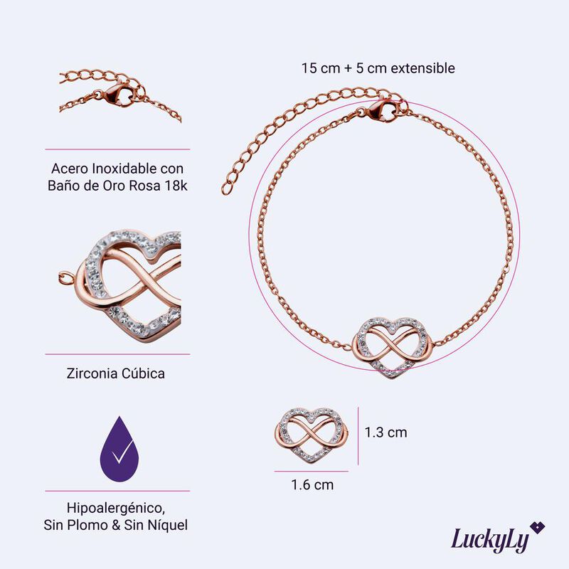 Pulsera Acero Inoxidable, Joyer&iacute;a Mujer Regalos... image number null