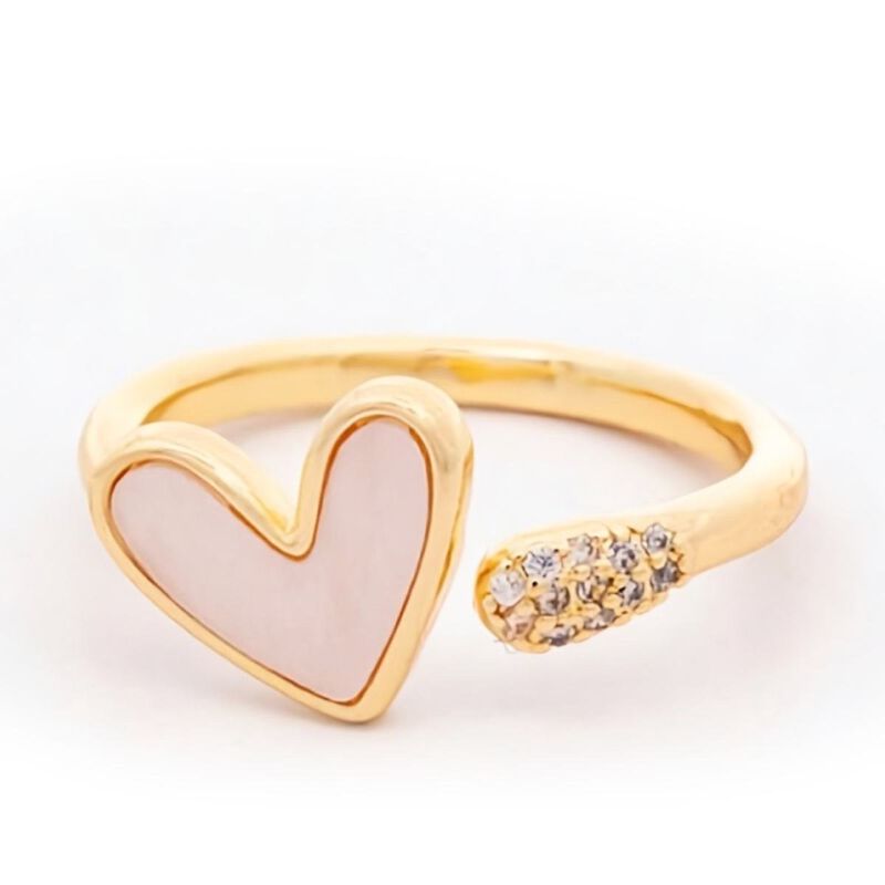 Anillo Coraz&oacute;n Blanco image number null