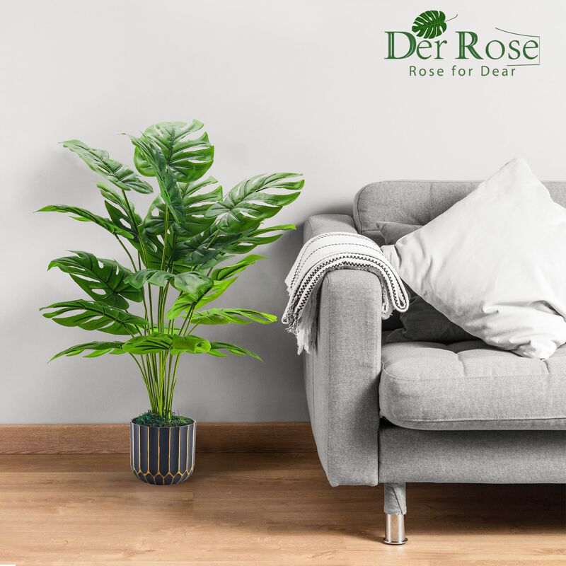 Planta Artificial Der Rose Monstera De 70 Cm De... image number null