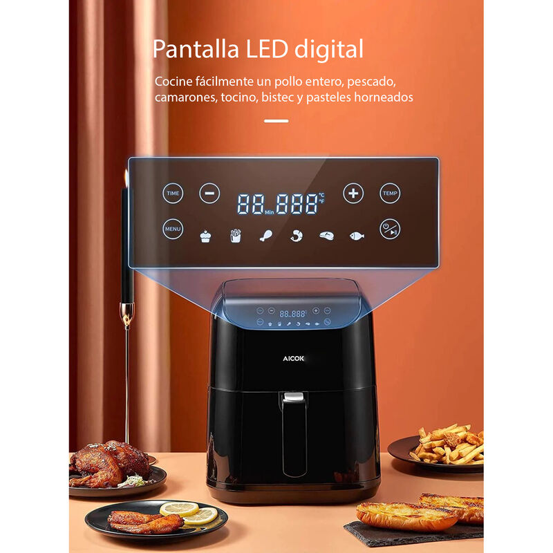 Freidora de Aire Caliente 5.5 Lts Programable K... image number null