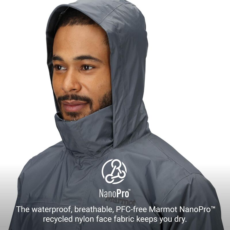 Chaqueta Marmot Precip Eco Impermeable XL Steel... image number null