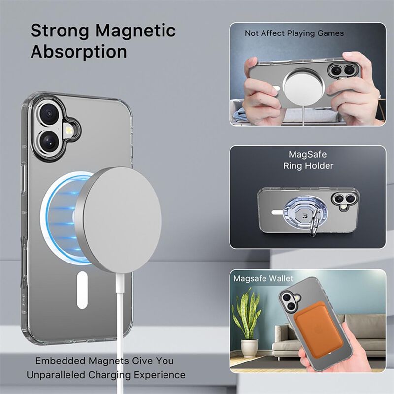 Funda Mybat Savvy Para Iphone 16 - Transparente image number null