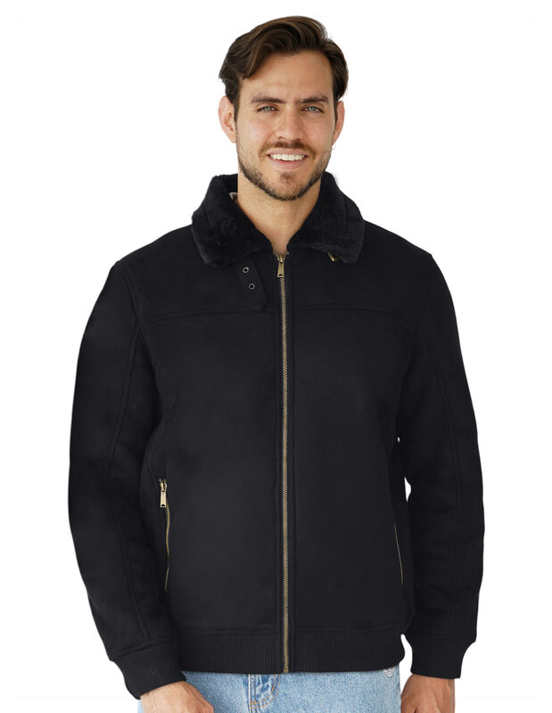 Chamarra Chaqueta Hombre Gamuza Afelpada Vintag... image number null