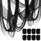 Tela Okba Gasa Negra 30x72 Pulgadas &ndash; Pack De 8 Para Halloween
