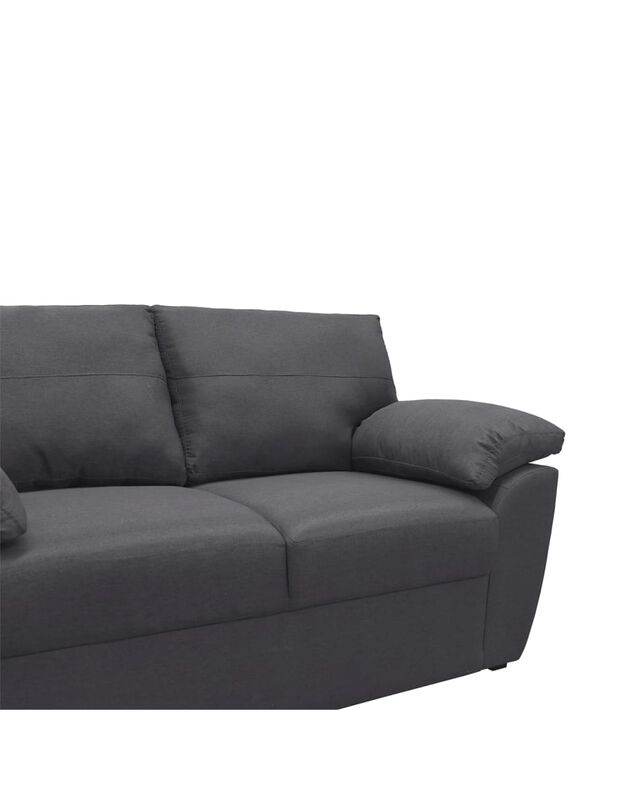 Sofá Love Seat Sefora Tapizado Linato Color Gri... image number null
