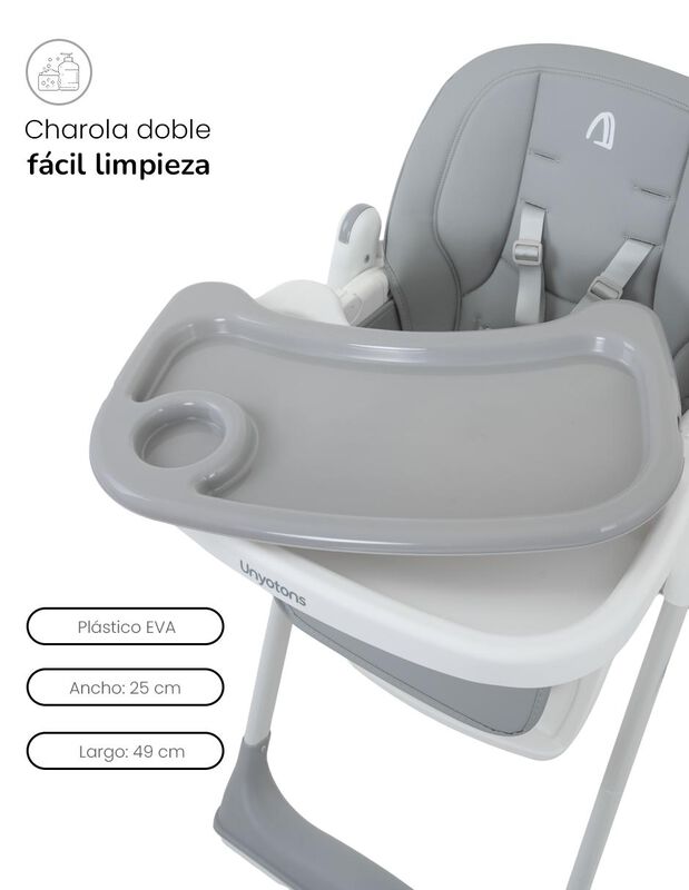 Silla periquera alta 5 en 1, silla para comer b... image number null