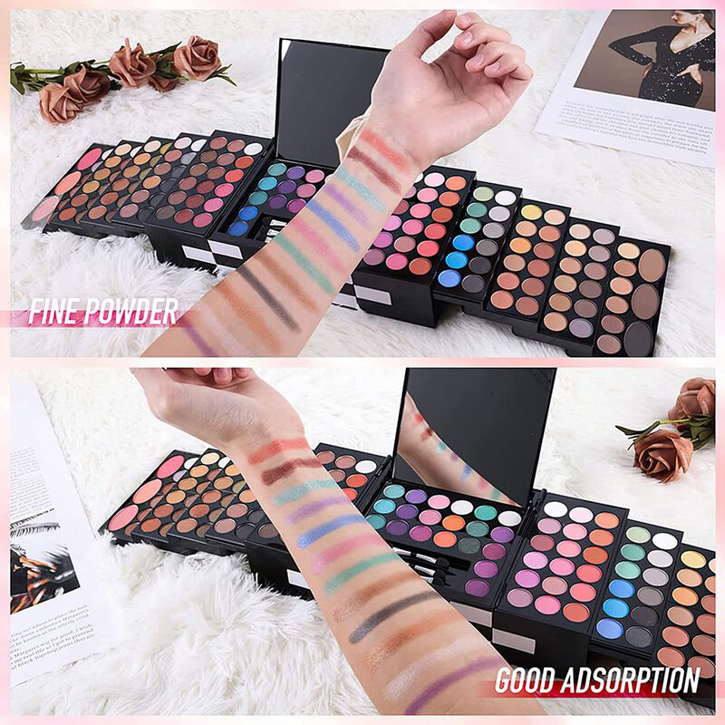 Set De Maquillaje Miss Rose M 148 Colores Con L... image number null