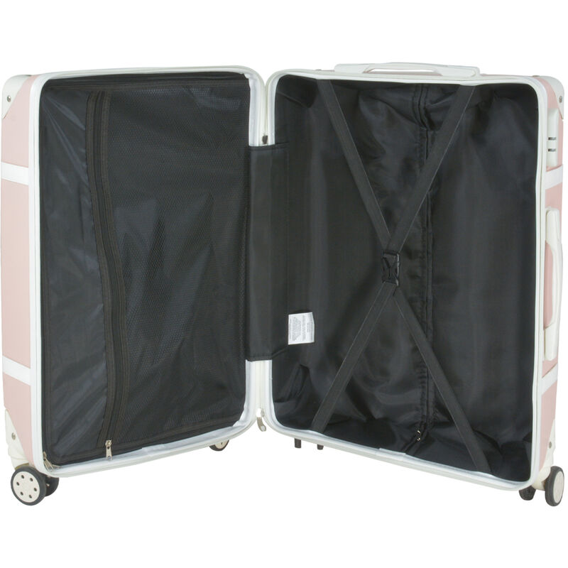 Set 4 Maletas Vintage Rosa Retro Tipo Baul image number null