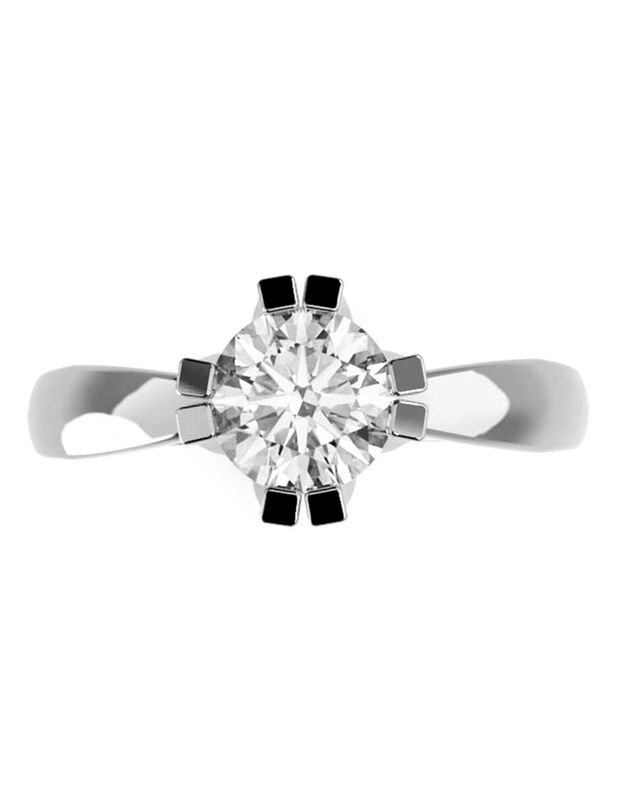 Anillo de Compromiso de 14K con Diamante de Lab... image number null