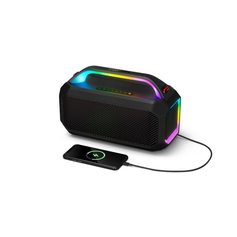 Philips Bocina Port&aacute;til Bommbox Bass+ TWS y Aur... image number null