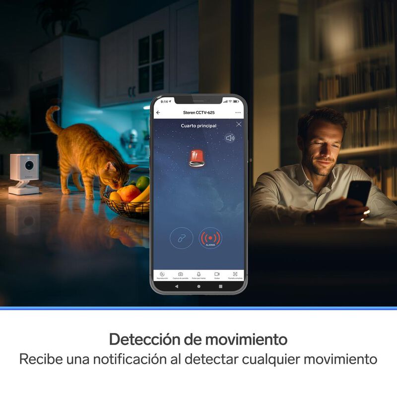 Minic&aacute;mara De Seguridad Wi-fi 6, 4 Mpx Fija, Do... image number null