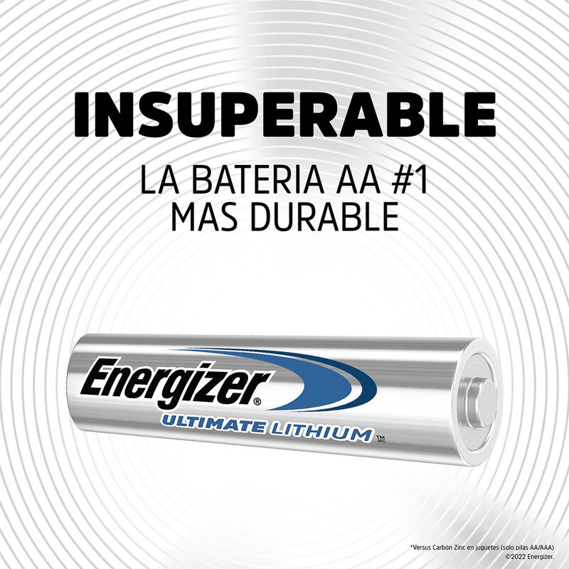 Energizer Aa Blister 12 Unidades 1.5v Litio image number null