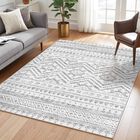 Alfombra Miukiki 122x152 Cm Lavable Antideslizante Gris