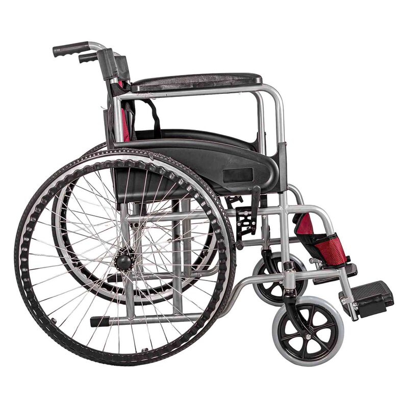 Silla De Ruedas Ligera 23 Pulgadas Plegable Alu... image number null