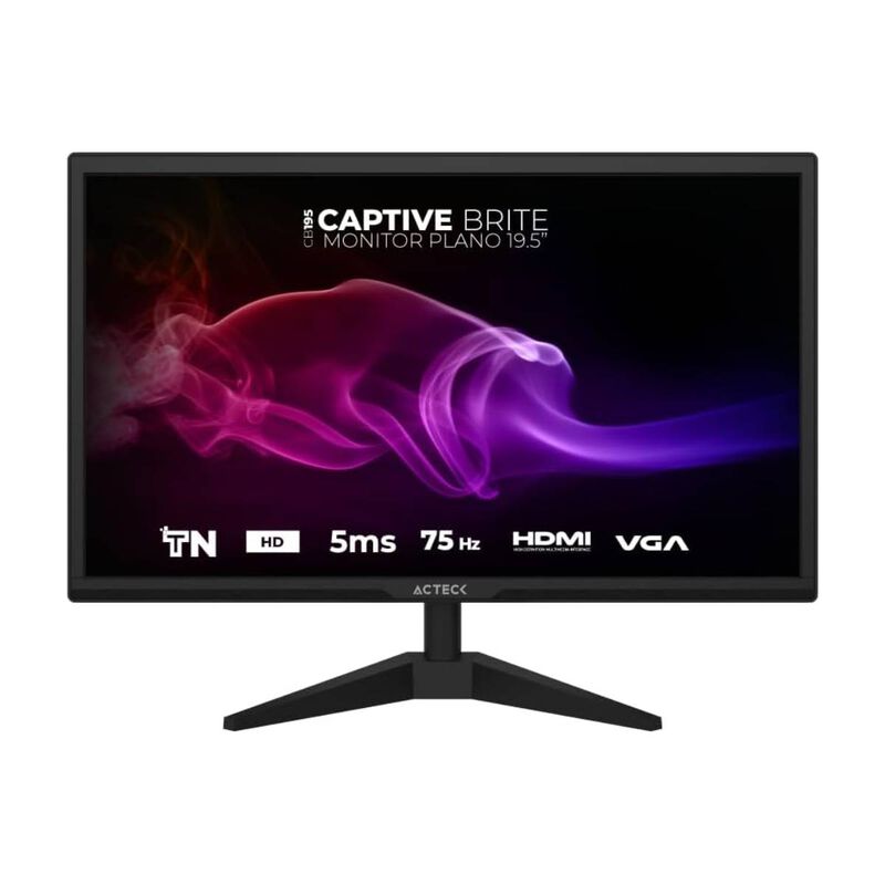 Monitor Plano Acteck Captive Brite 19.5" HD con... image number null