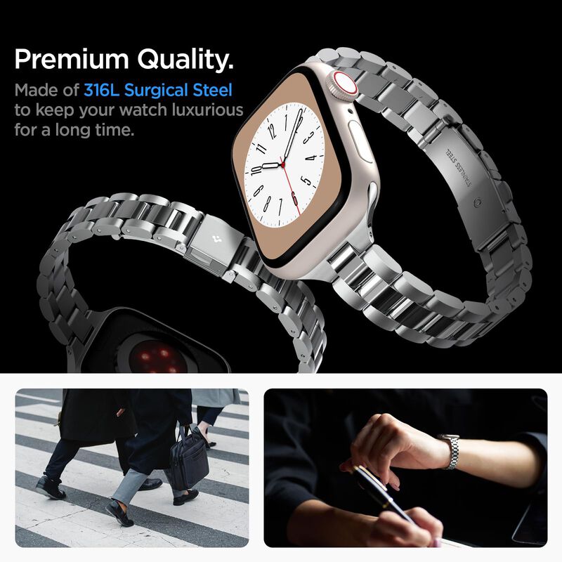 Correa de Reloj Spigen Modern Fit Acero Inoxida... image number null