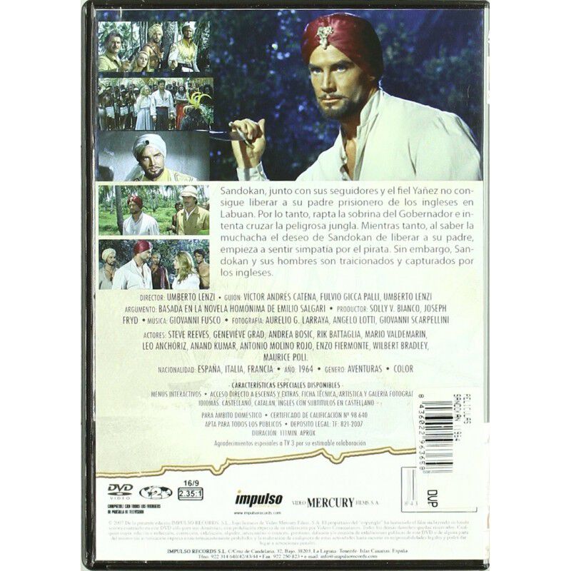 Sandokan [dvd] image number null
