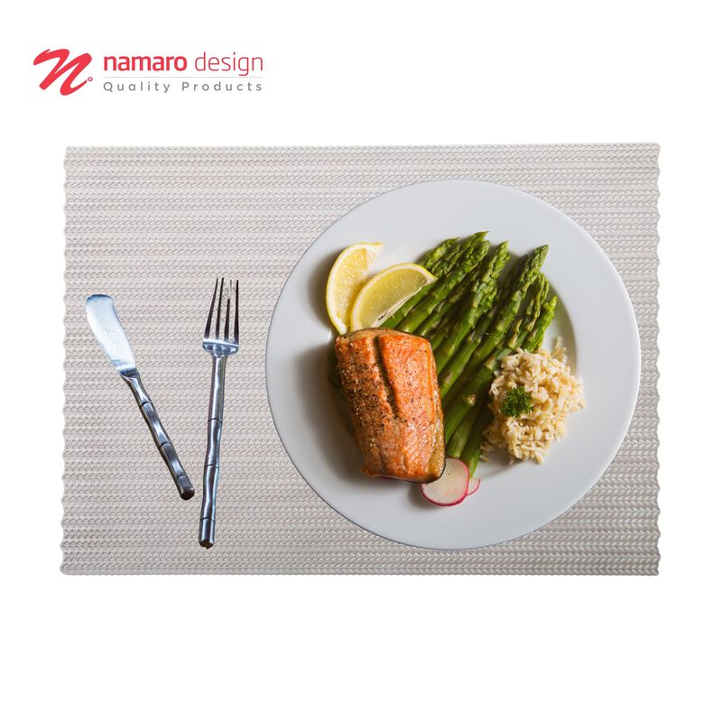 Manteles Individuales Elegance Dorado 6 Piezas ... image number null