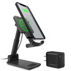 Base Cargador HYPERGEAR r&aacute;pido inal&aacute;mbrico Qi 10W Negra para telefonos iPhone y Android