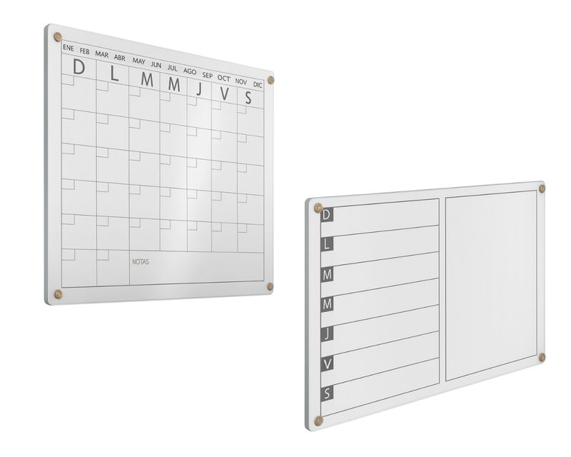 Juego de 2 Pizarrones Magn&eacute;ticos Transparentes ... image number null