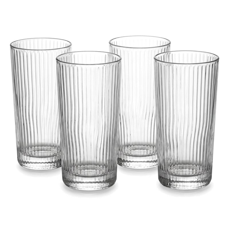 Juego De 4 Vasos Altos De Vidrio Brisa image number null