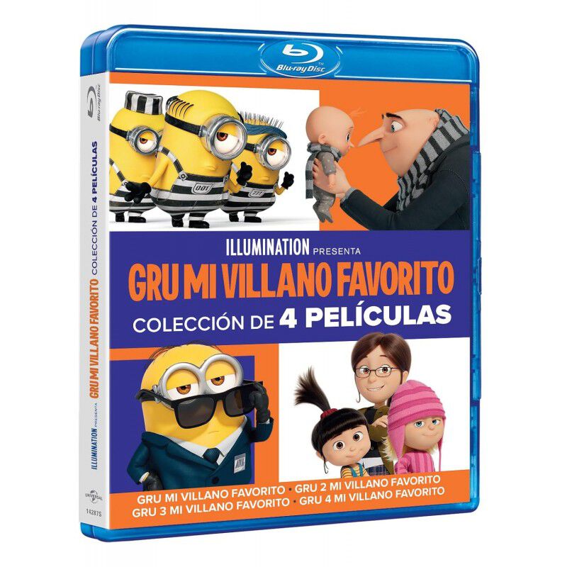 Gru 4. Mi Villano Favorito 1-4 [Blu-ray] (2024)... image number null