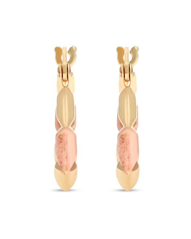 Arracadas De Oro Florentino 14k (12.8 Mm) image number null
