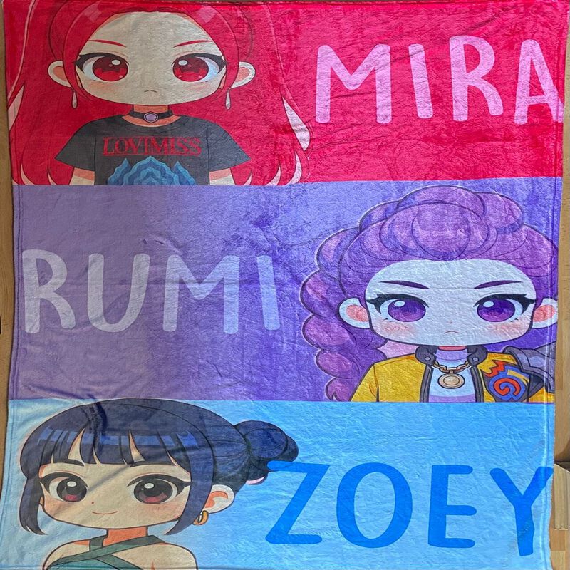 Exclusiva! Cobija Frazada Ultra Suave K-Pop Dem... image number null