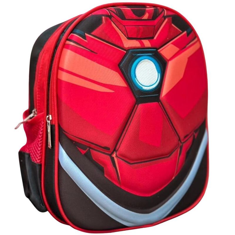 Mochila Escolar Iron Man Ni&ntilde;o Marvel Luces LED ... image number null