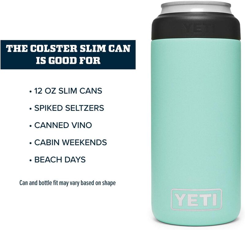 Yeti Rambler Colster Slim, 12oz, Espuma De Mar image number null