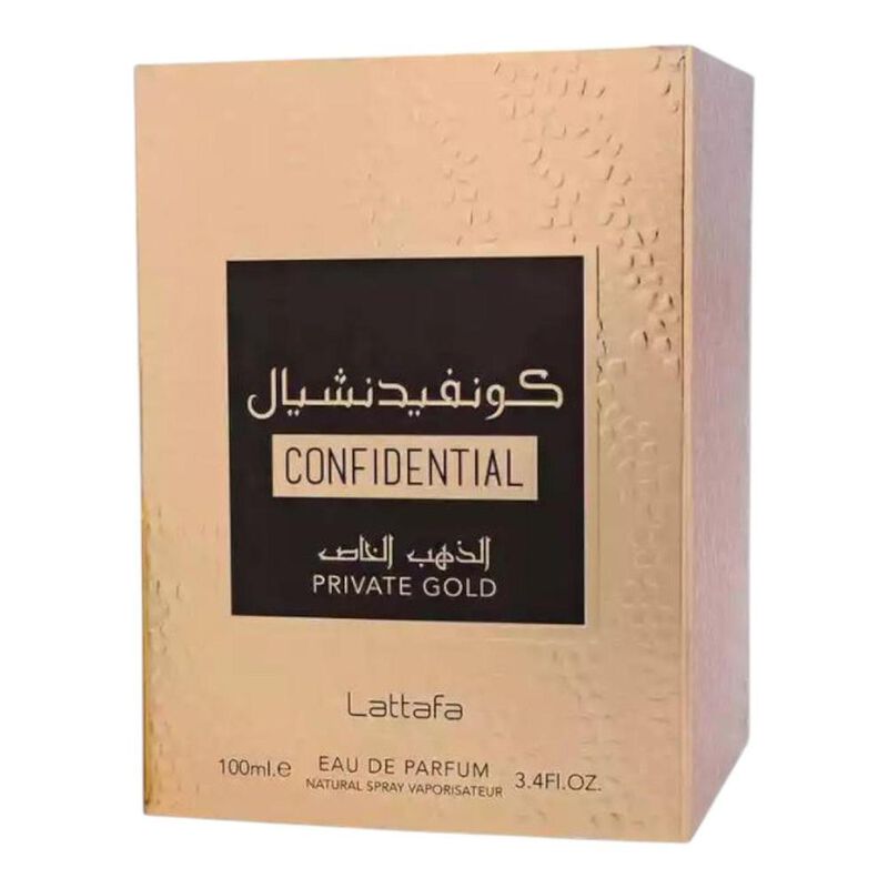 Perfume Lattafa Confidential Private Gold Edp 1... image number null