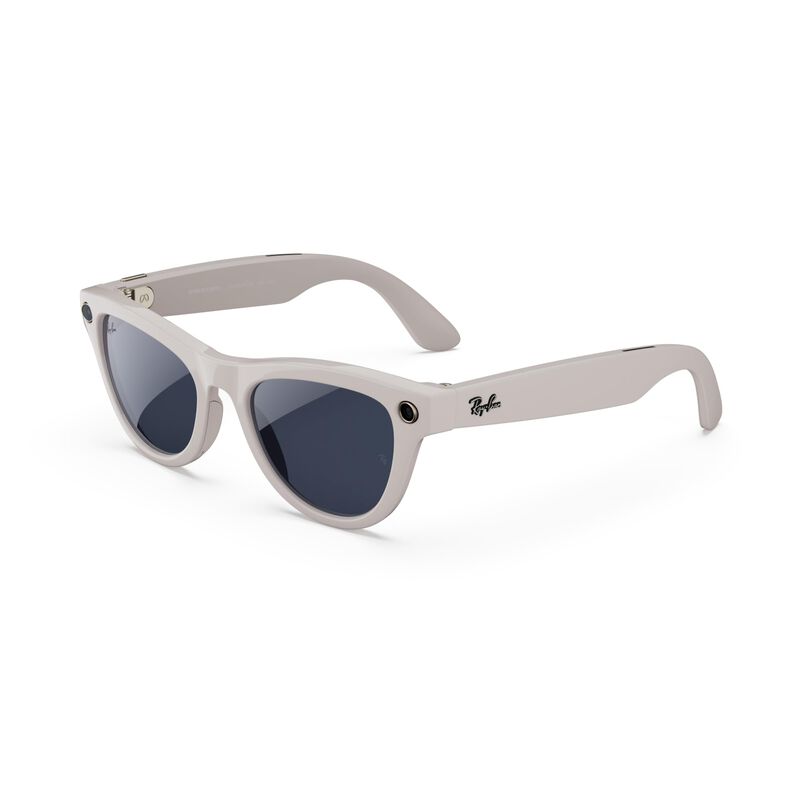 Gafas De Sol Meta Skyler Cat Eye Shiny Chalky G... image number null