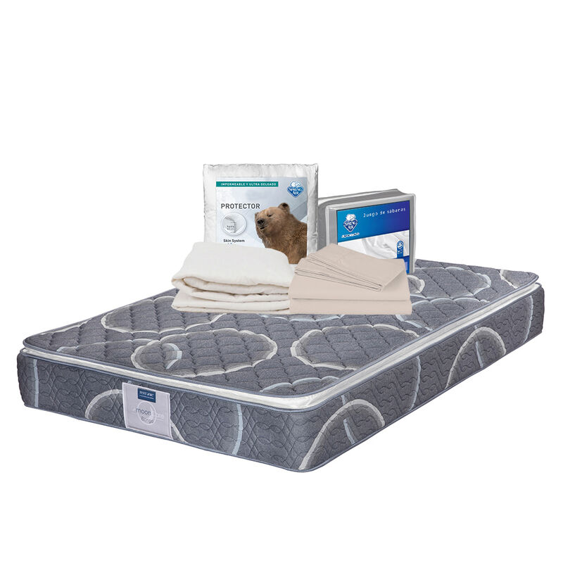 Colch&oacute;n Matrimonial Bongo + Protector Ultra + 1... image number null