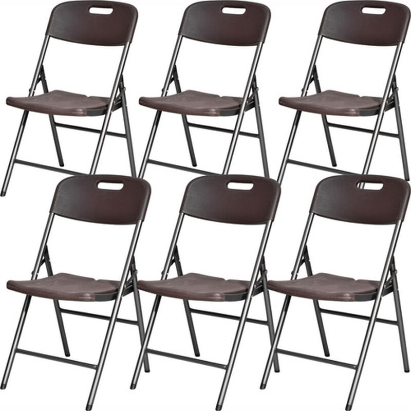 Set Kit 6 Sillas Plegables Pvc Jard&iacute;n Exterior ... image number null