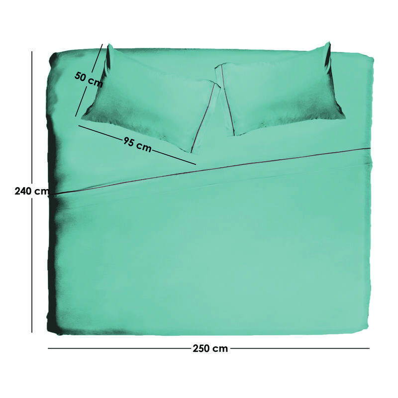 Juego de S&aacute;banas King Size Microfibra S&uacute;per Sua... image number null