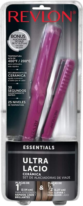 Combo 2 Planchas Alaciadoras Revlon 1 Pul Y .5 ... image number null