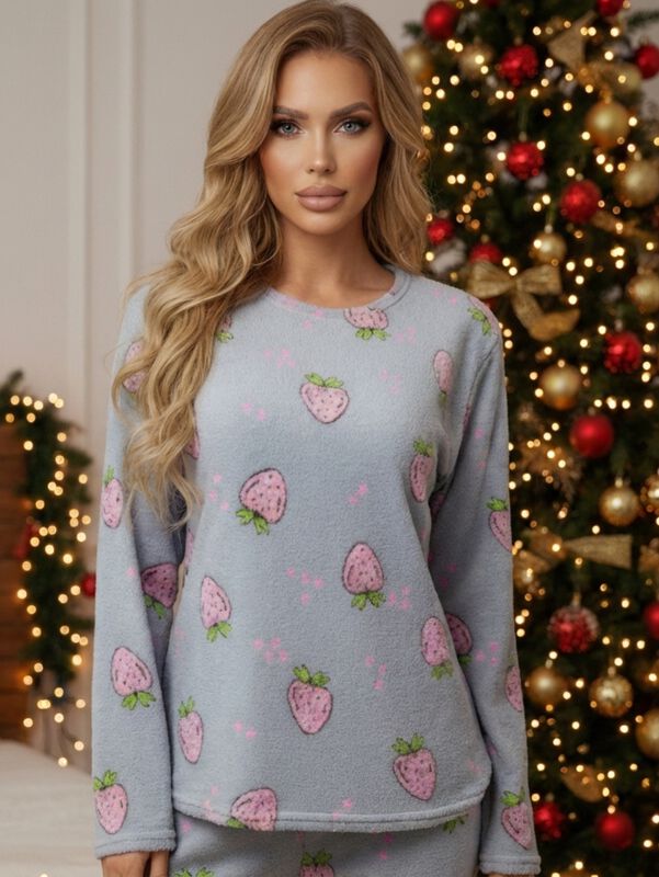 Pijama Afelpada Mujer Polar PIJ-035-2 D62 Panta... image number null