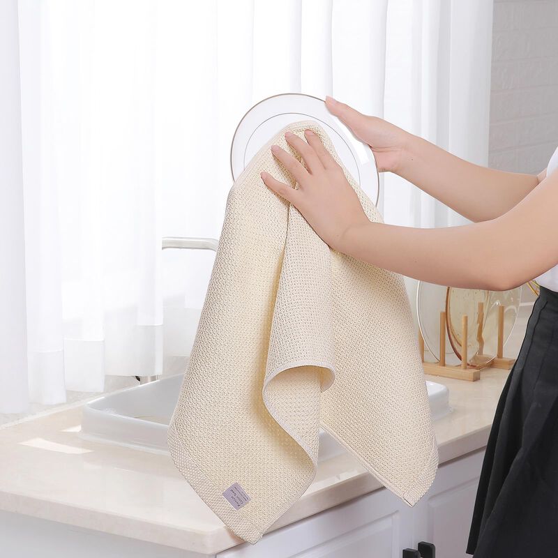 Toalla Homaxy de Algod&oacute;n 3-pack 33x71 cm Beige image number null