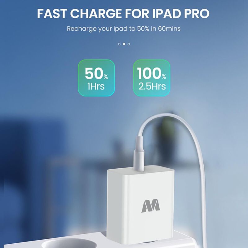 Cargador Ac Mybat Usb-c 22w Universal Blanco (s... image number null