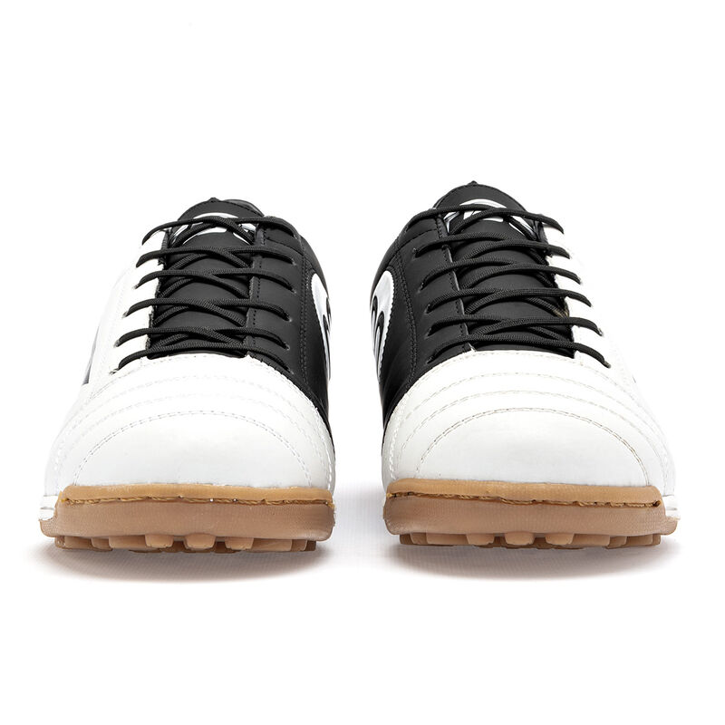 Trucco tenis de f&uacute;tbol para hombre blanco negro... image number null