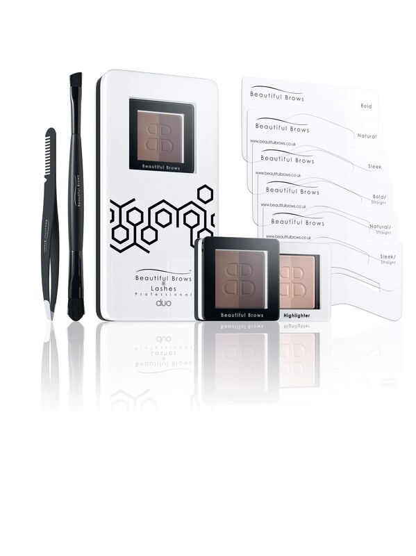 Kit De Cejas Beautiful Brows Marr&oacute;n Claro Y Mar... image number null