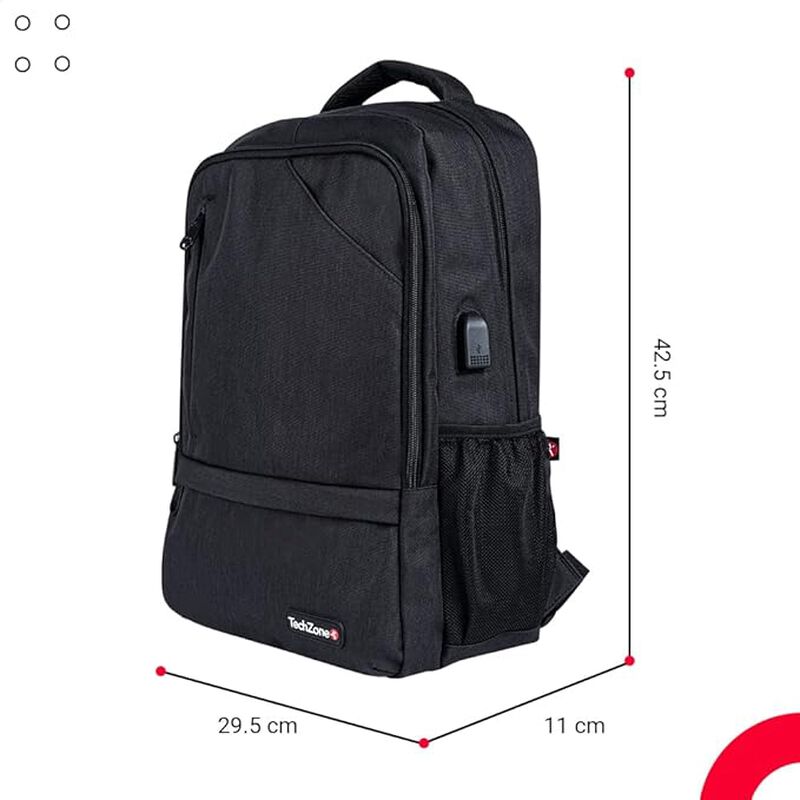 TechZone Mochila Backpack Negro Modelo Loud con... image number null