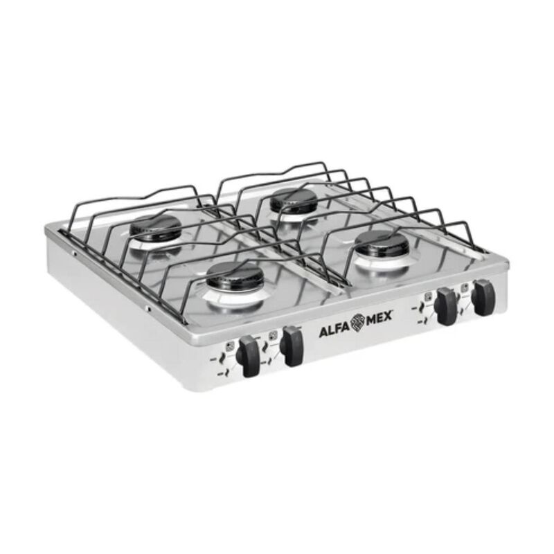 Parrilla de Gas Alfamex 4 Quemadores Blanco 312 image number null