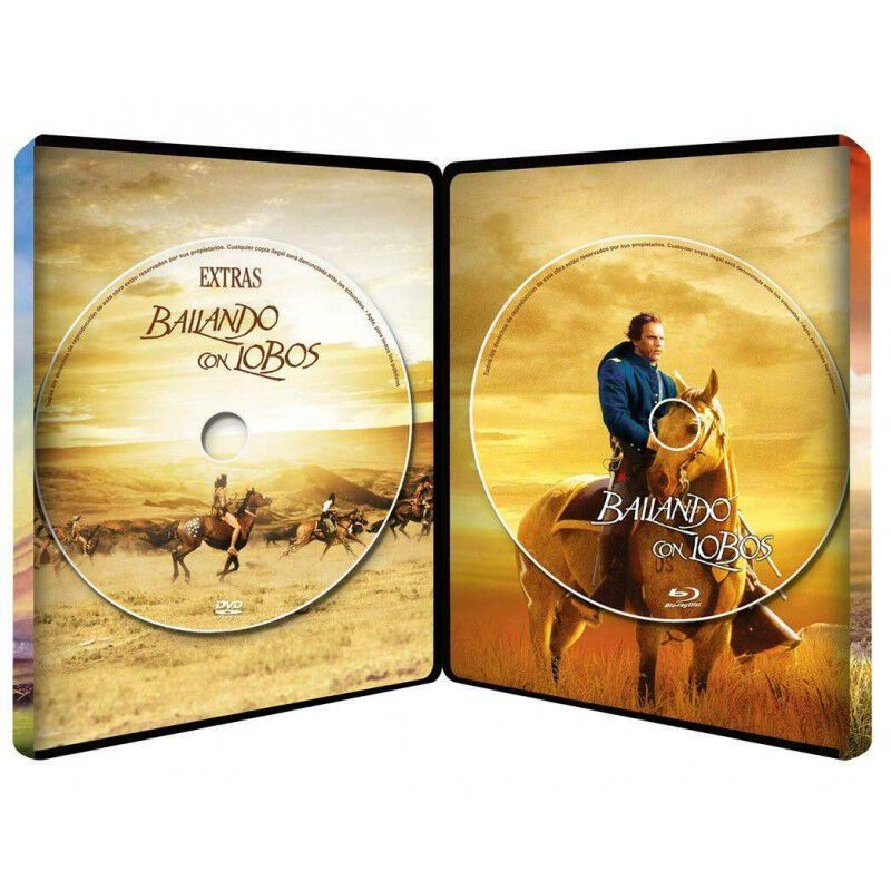 Bailando Con Lobos (bd + Dvd Edici&oacute;n Met&aacute;lica L... image number null