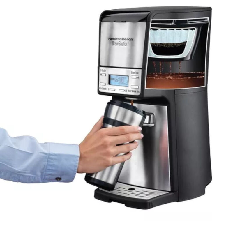 Cafetera Programable Hamilton Beach Brewstation... image number null