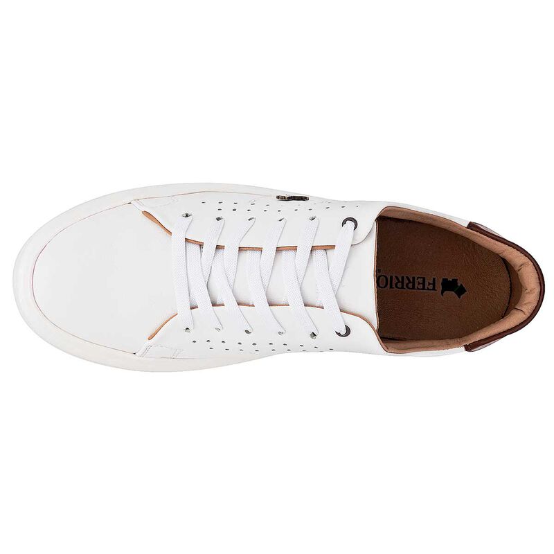 Ferrioni Tenis urbano para hombre blanco caf&eacute; image number null