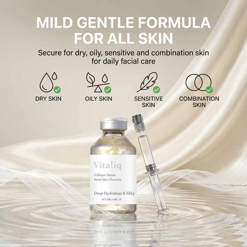 Suero Facial Vitaliq 50 ml con P&eacute;ptidos de Col&aacute;... image number null