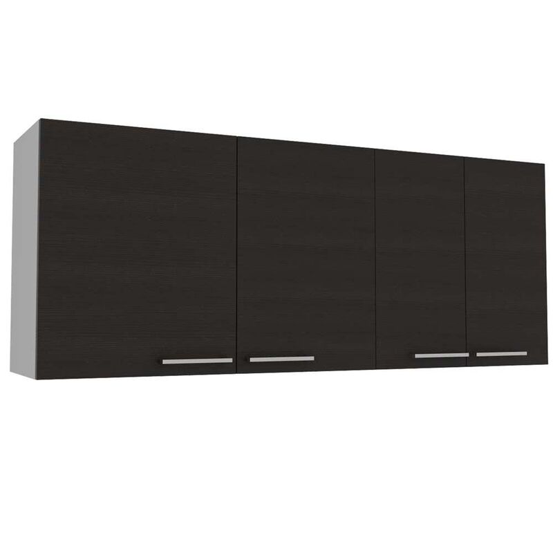 Gabinete Superior Ursa color Blanco y Wengue Vi... image number null