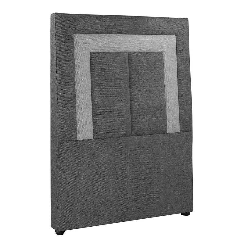 Cabecera Individual Dicasa Bora Gris Rivoli image number null